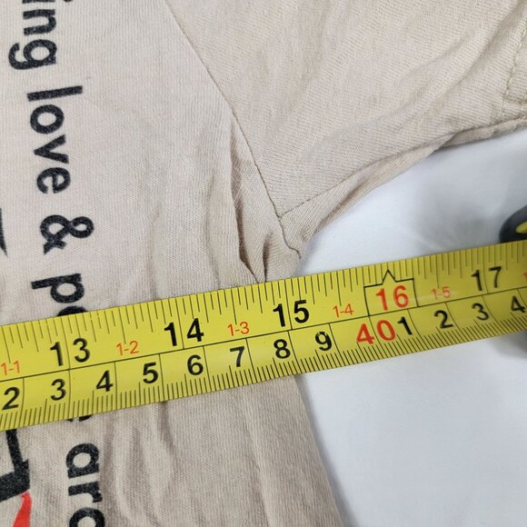 Gundam x Hello Kitty Collaboration Adults Small Beige T-Shirt Anime Casual - Picture 6 of 8